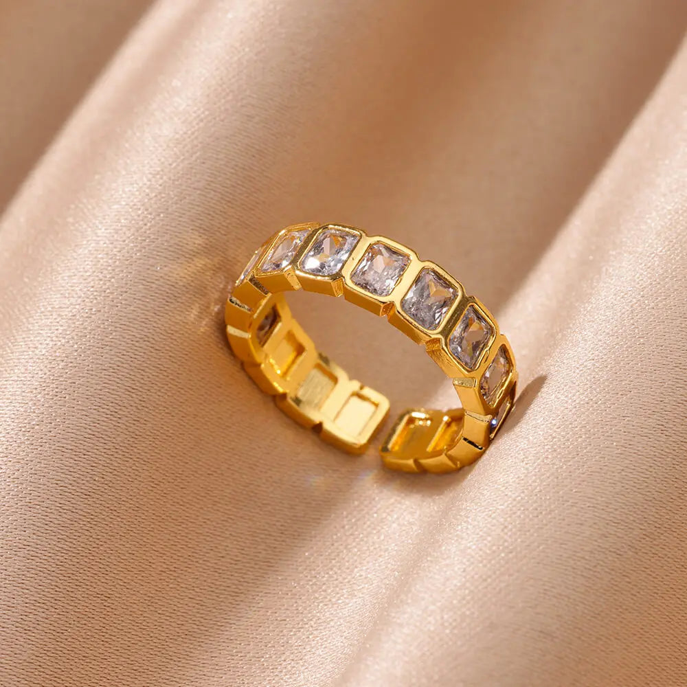Aurora Shine Gold Ring
