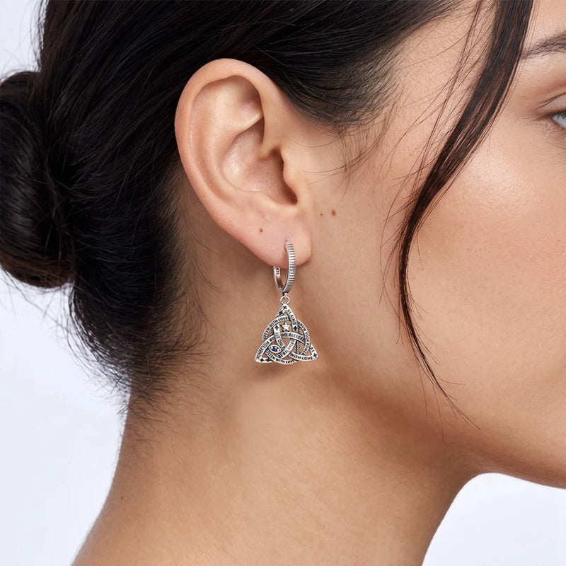 925 Sterling Silver Celtic Knot Stud Earrings