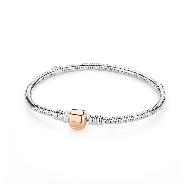 Sterling Love Clip Bracelet