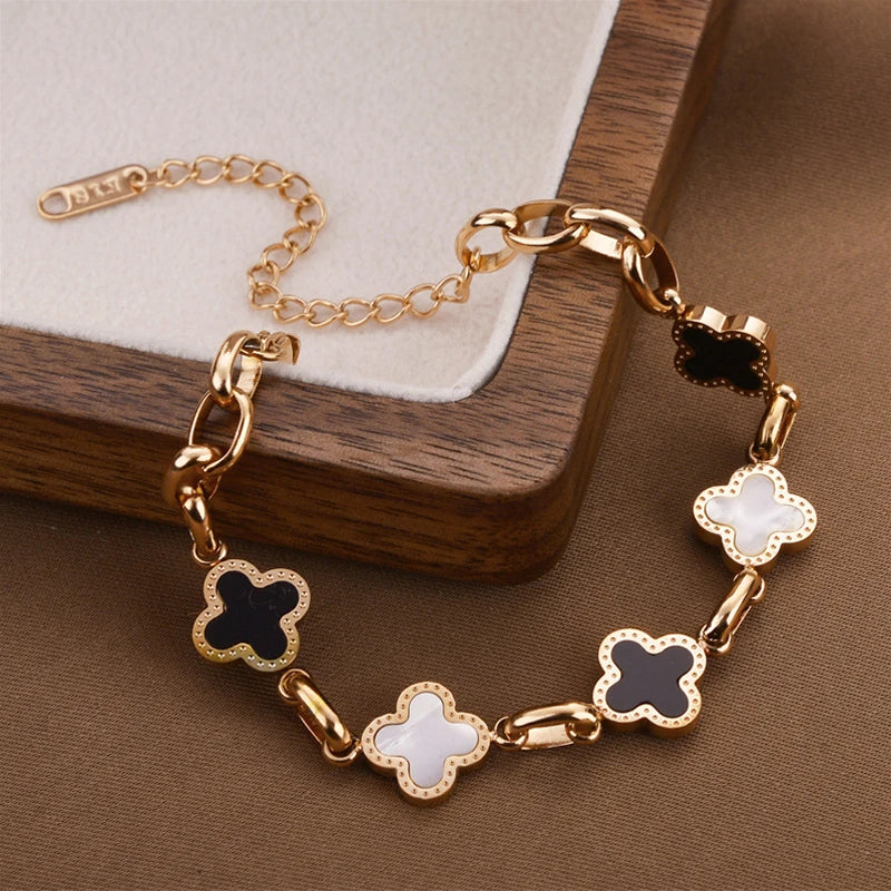 Velora Clover Shine Bracelet