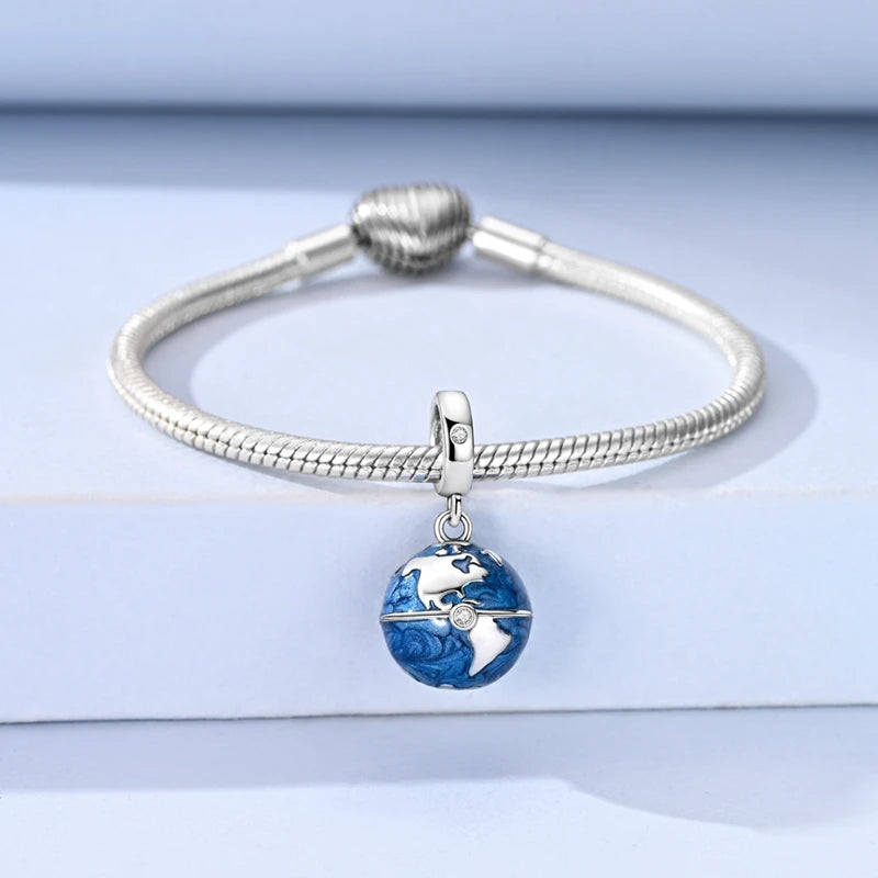 World Of Love Globe Charm