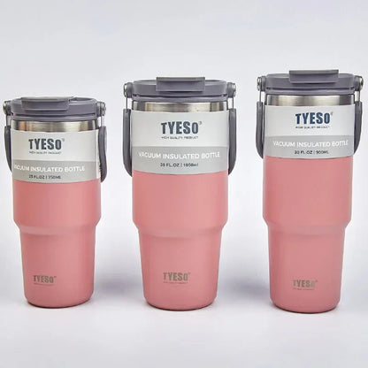 Tyeso Coffee Cup Thermos – Stainless Steel Double-Layer Travel Mug