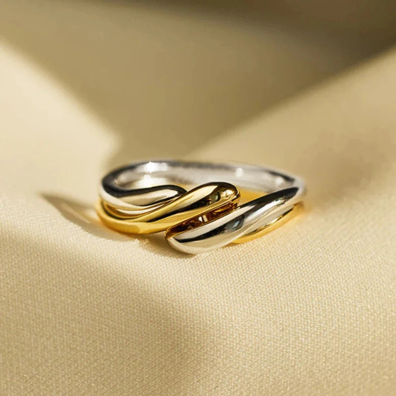TwistGlow Two-Tone Ring