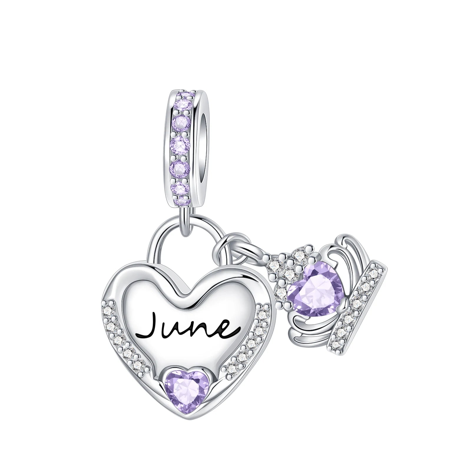Timeless Spark 925 Birthstone Month Charm