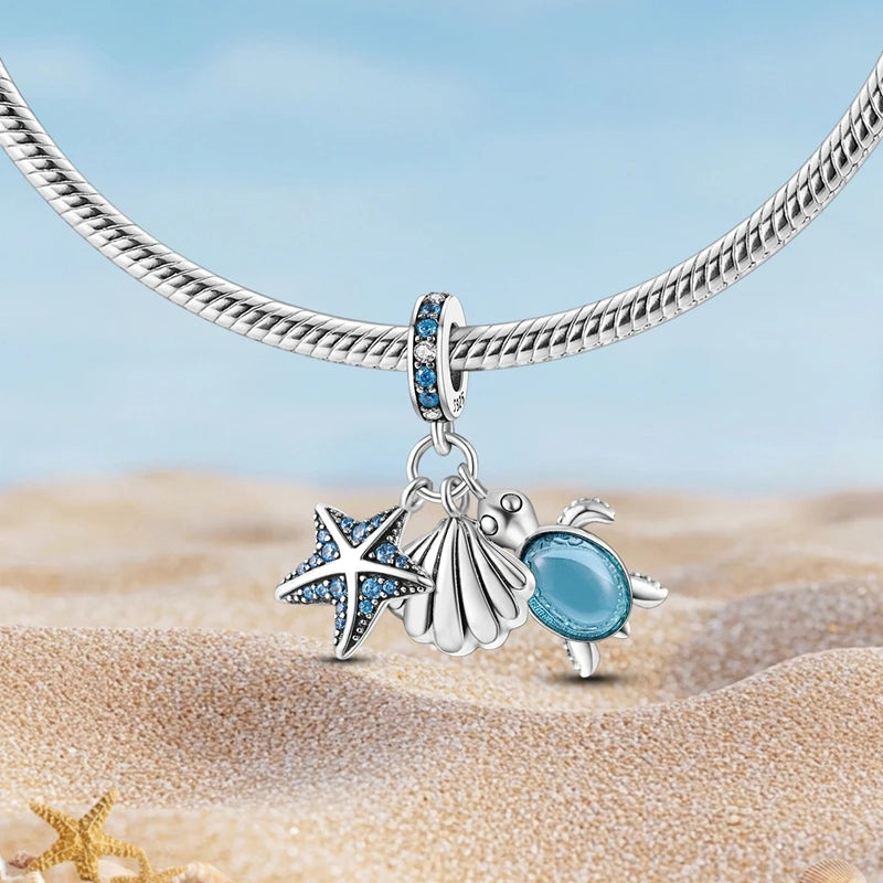 Travel Charm Silver Bracelet