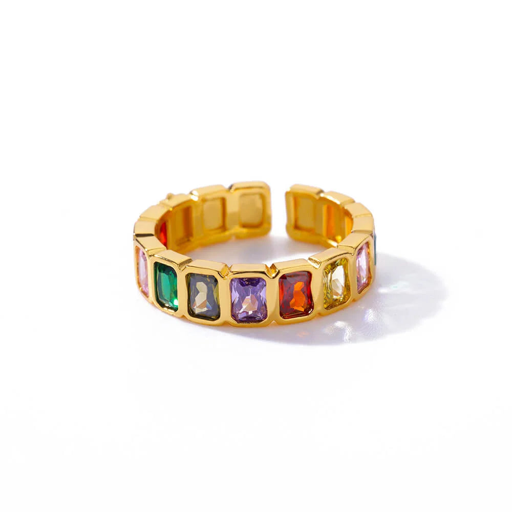 Aurora Shine Gold Ring