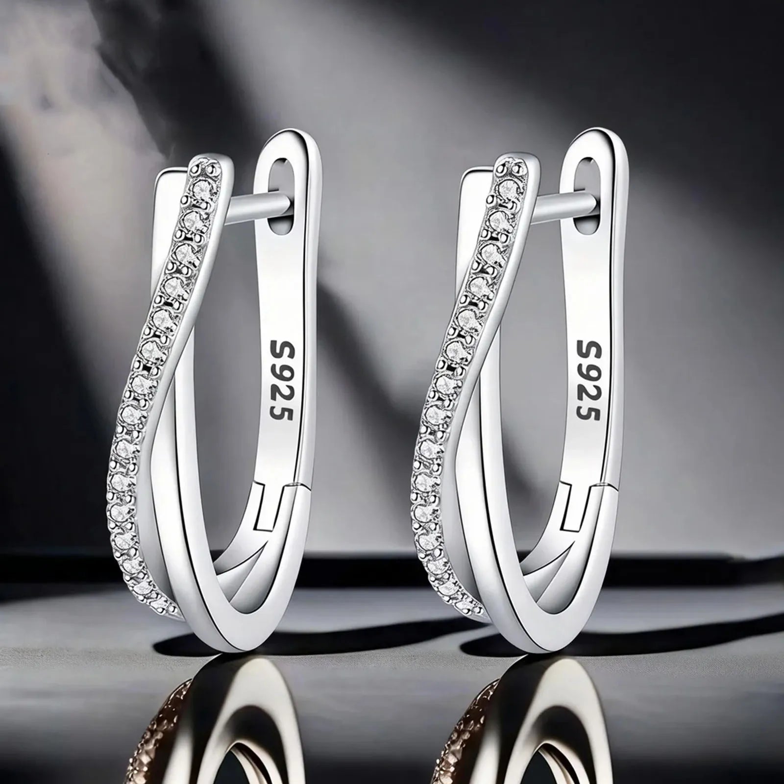 Twisted Star Hoops