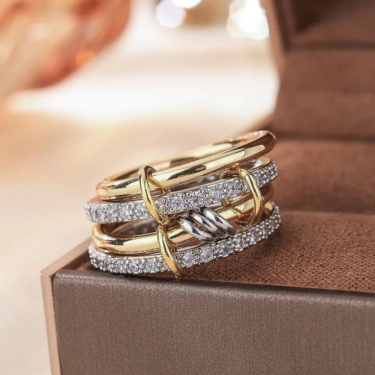 QuadGlow Layered Rings