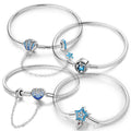 Aqua Charm Bracelet