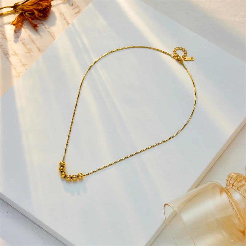Golden Orbit Necklace