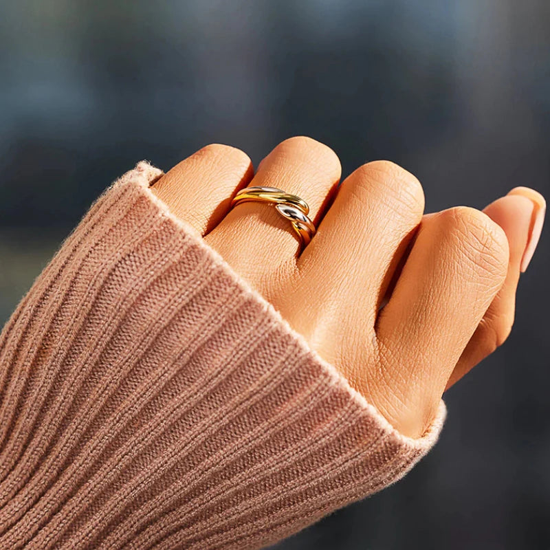 TwistGlow Two-Tone Ring