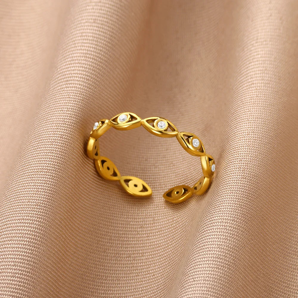 Aurora Shine Gold Ring