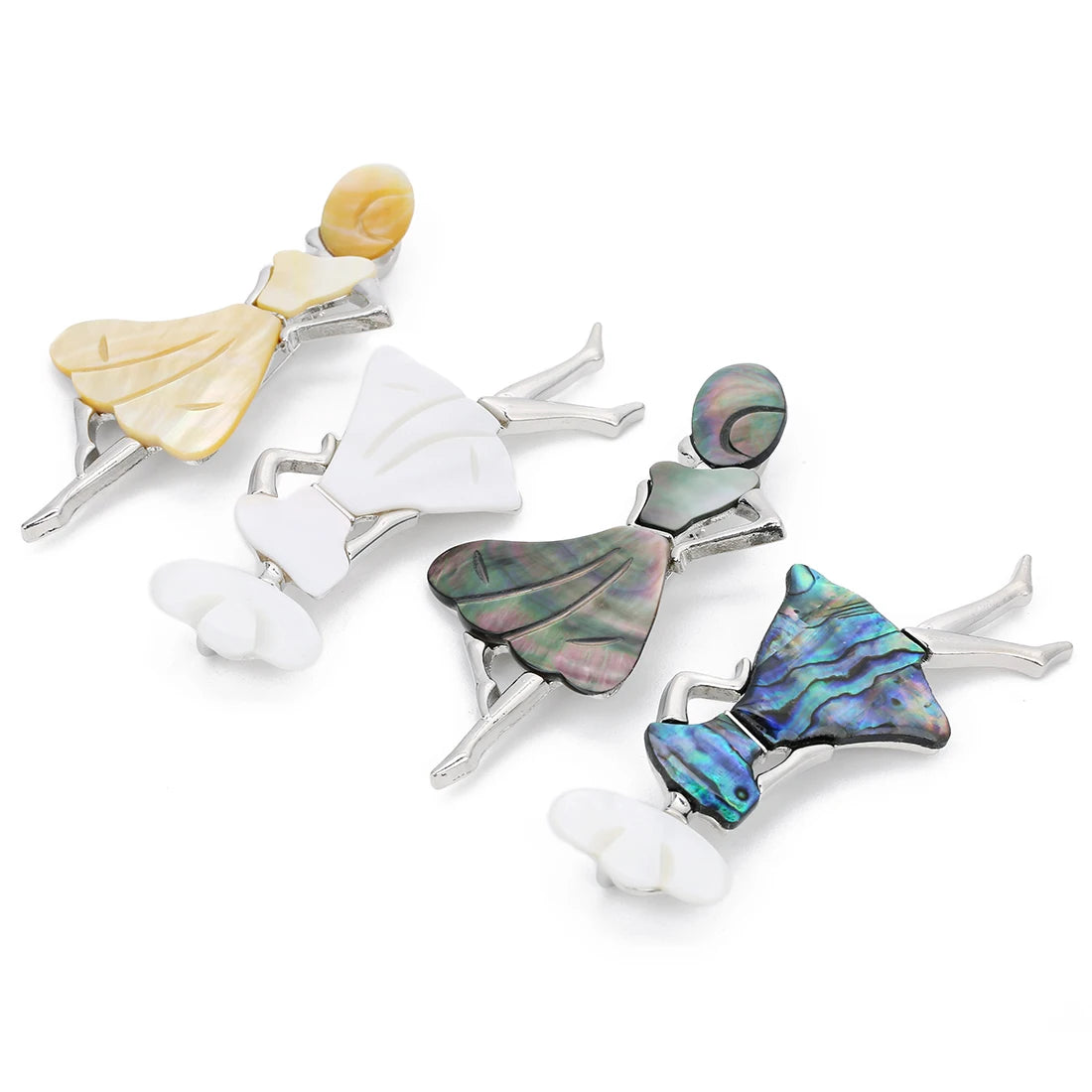 Seashell Sun Hat Brooch