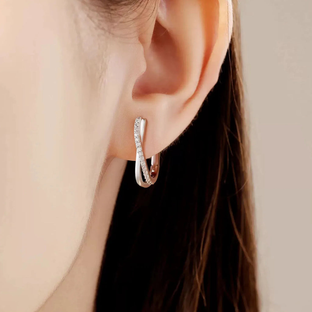 Twisted Star Hoops