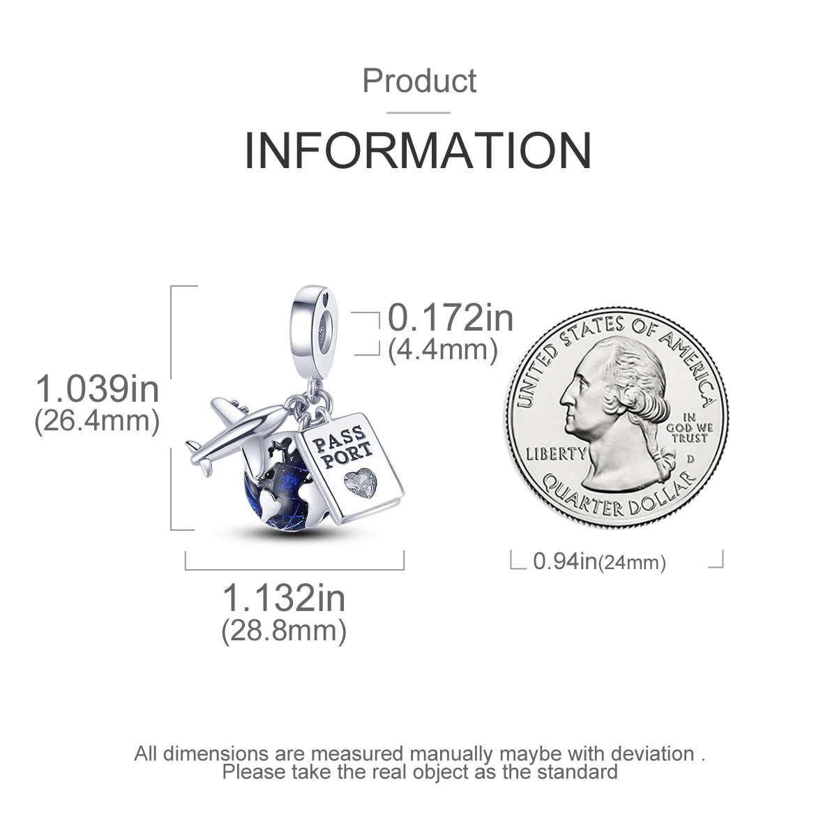 Paris Sky Journey Charm