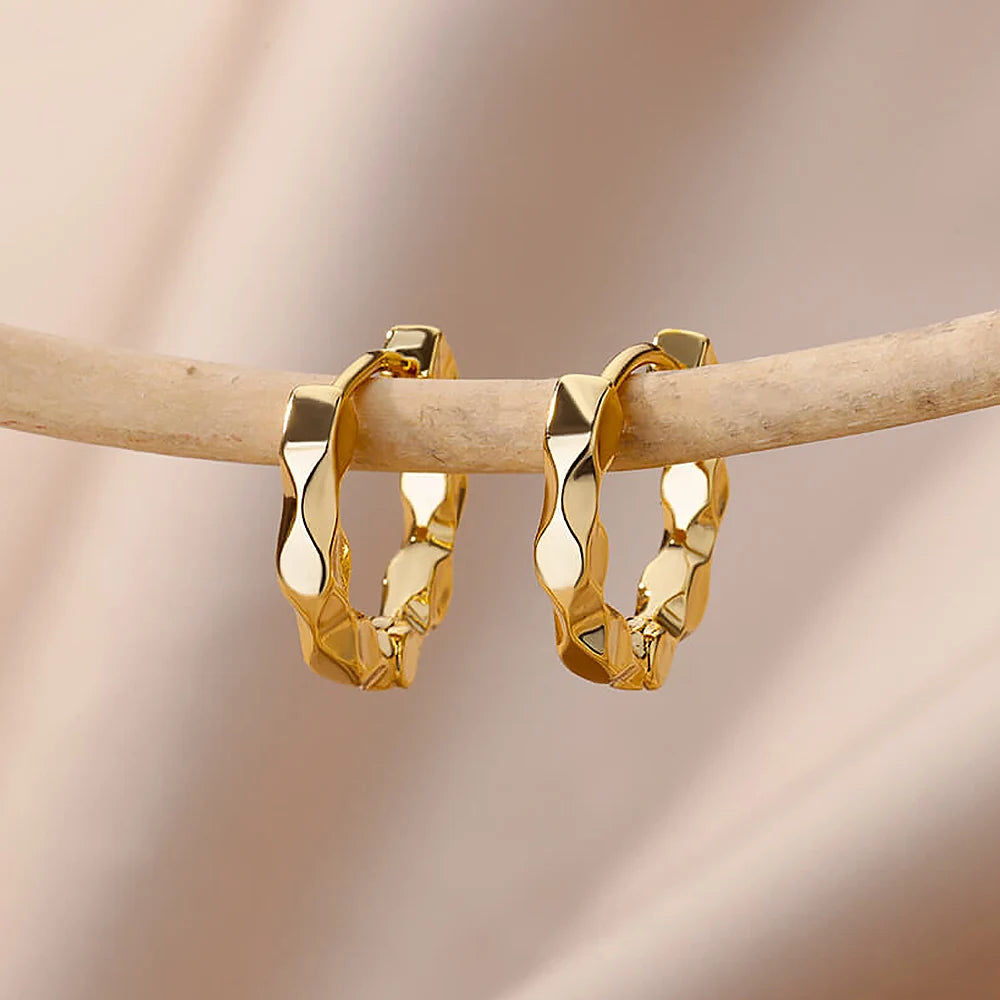 AuraRound Hoop Earrings