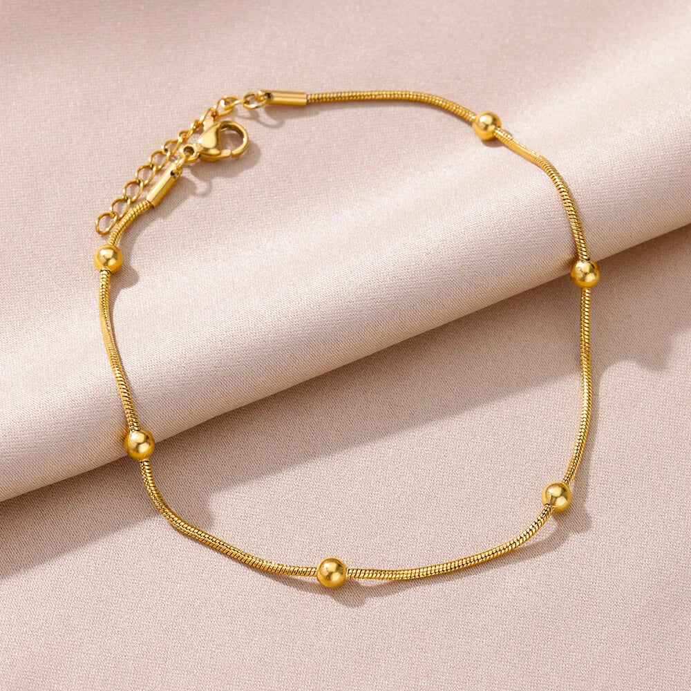 Ocean Breeze Bead Anklet
