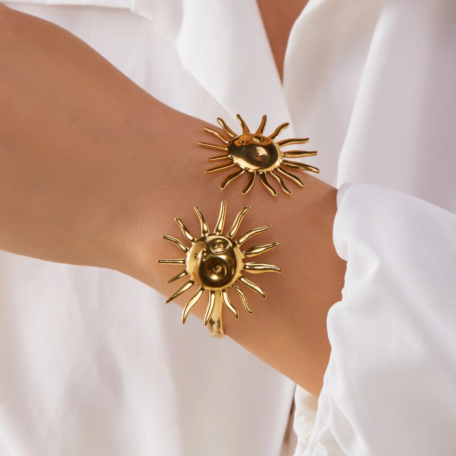 AuraSun Open Cuff Bracelet