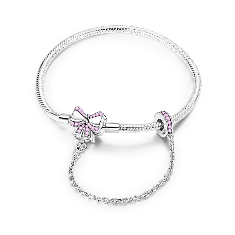 Sterling Glow Heart Bracelet