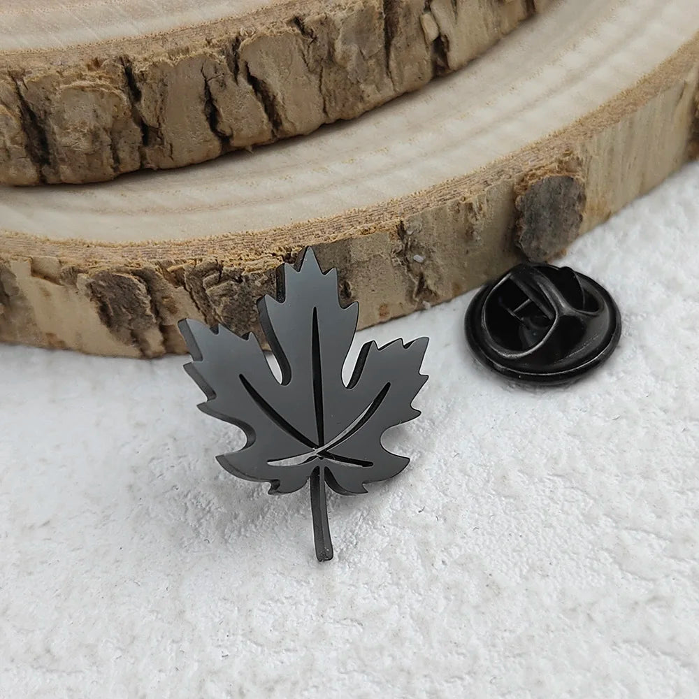 Maple Crest Brooch