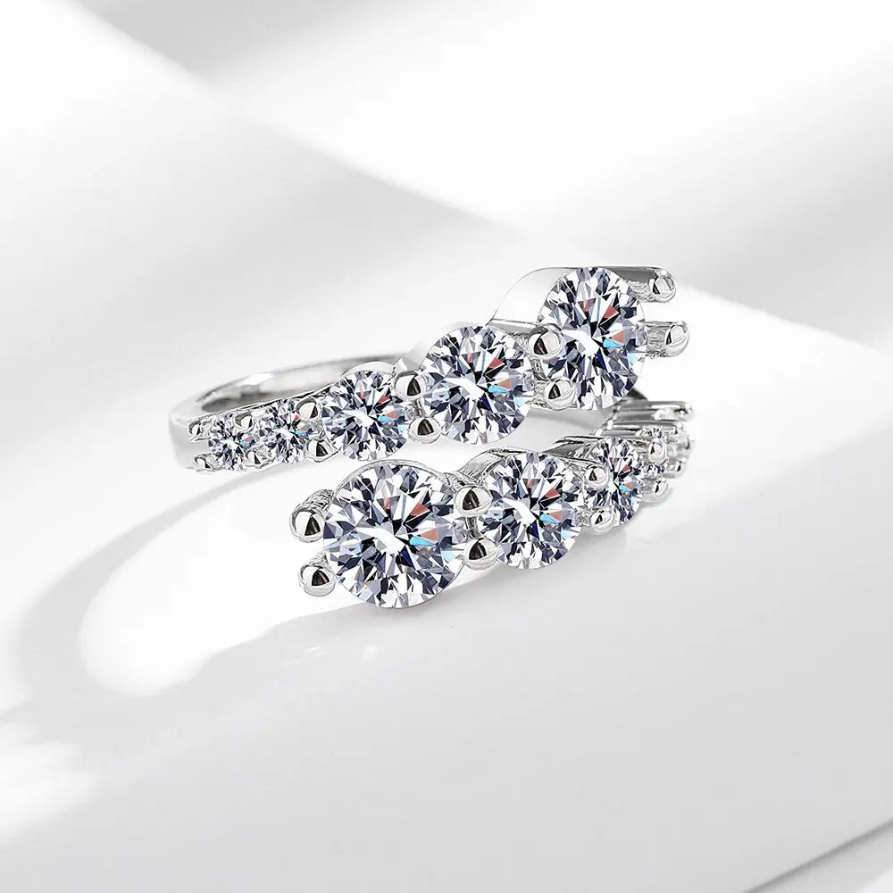 Celeste Enamel Zircon Ring