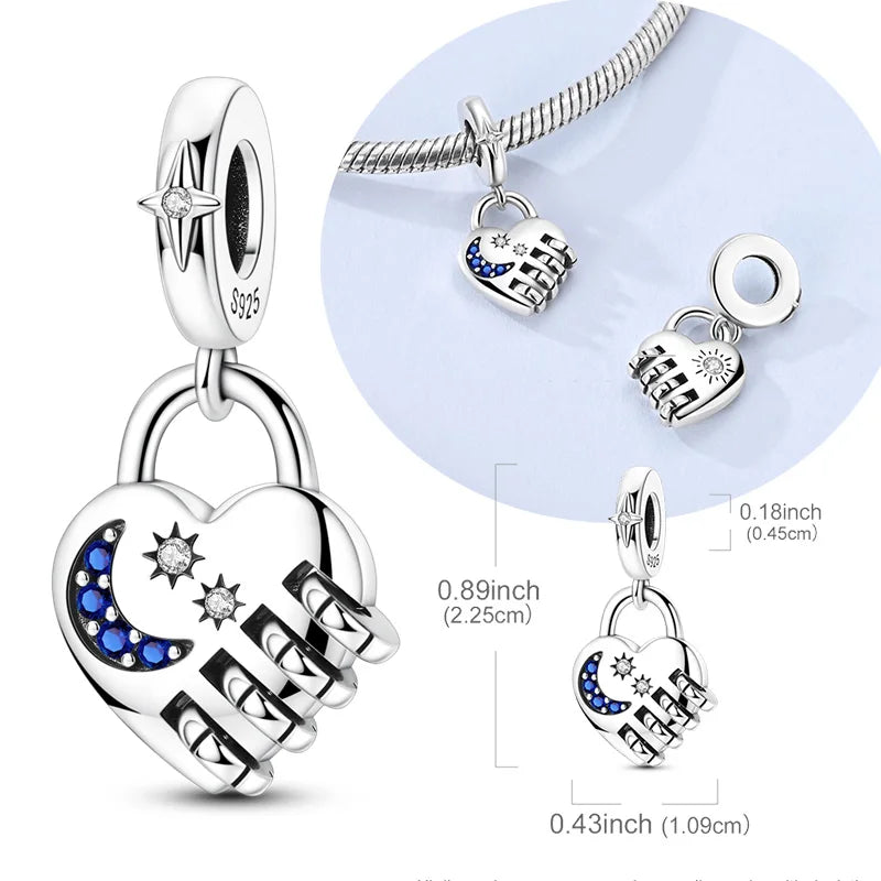 Adventure Lock 925 Silver Charm