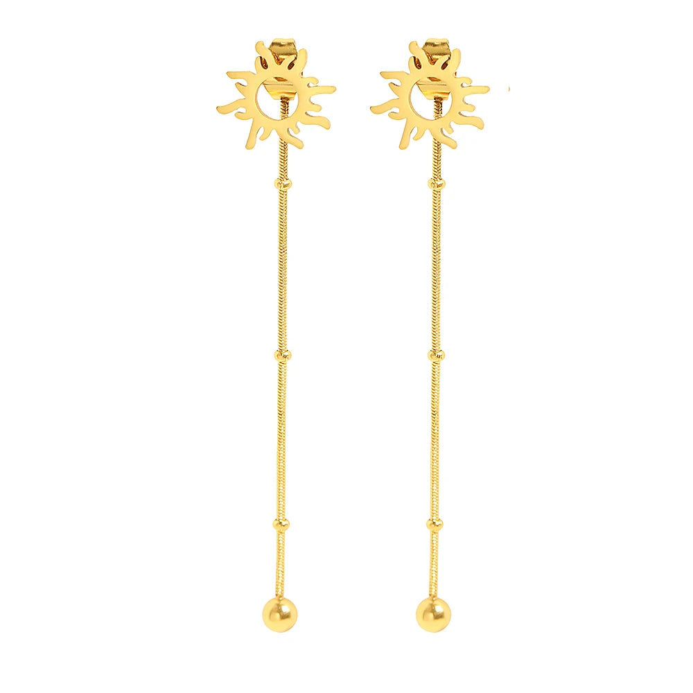 Solar Serpent Earrings