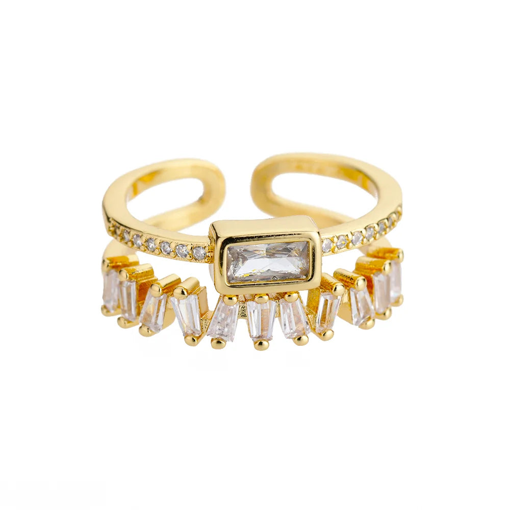Aurora Shine Gold Ring