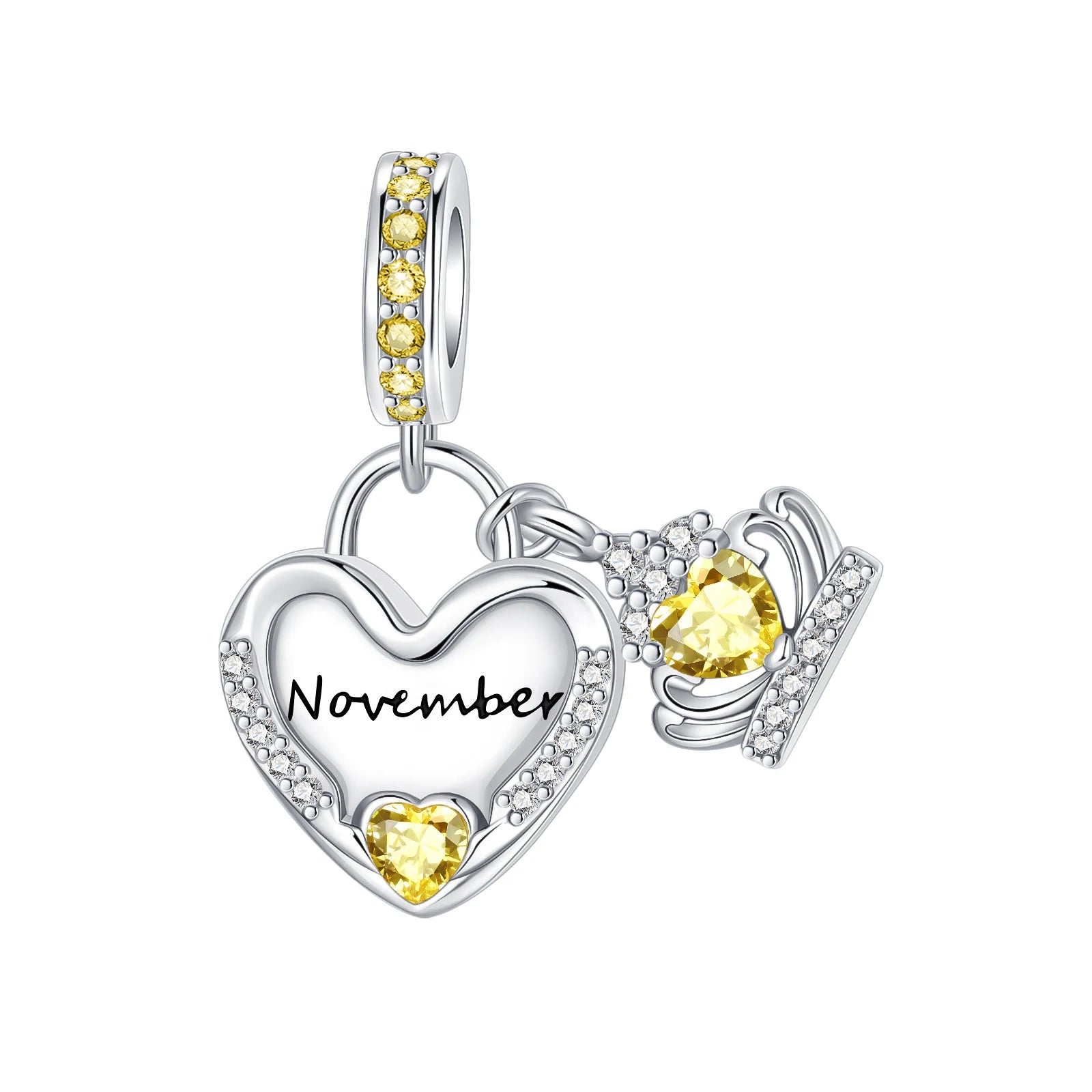 Timeless Spark 925 Birthstone Month Charm