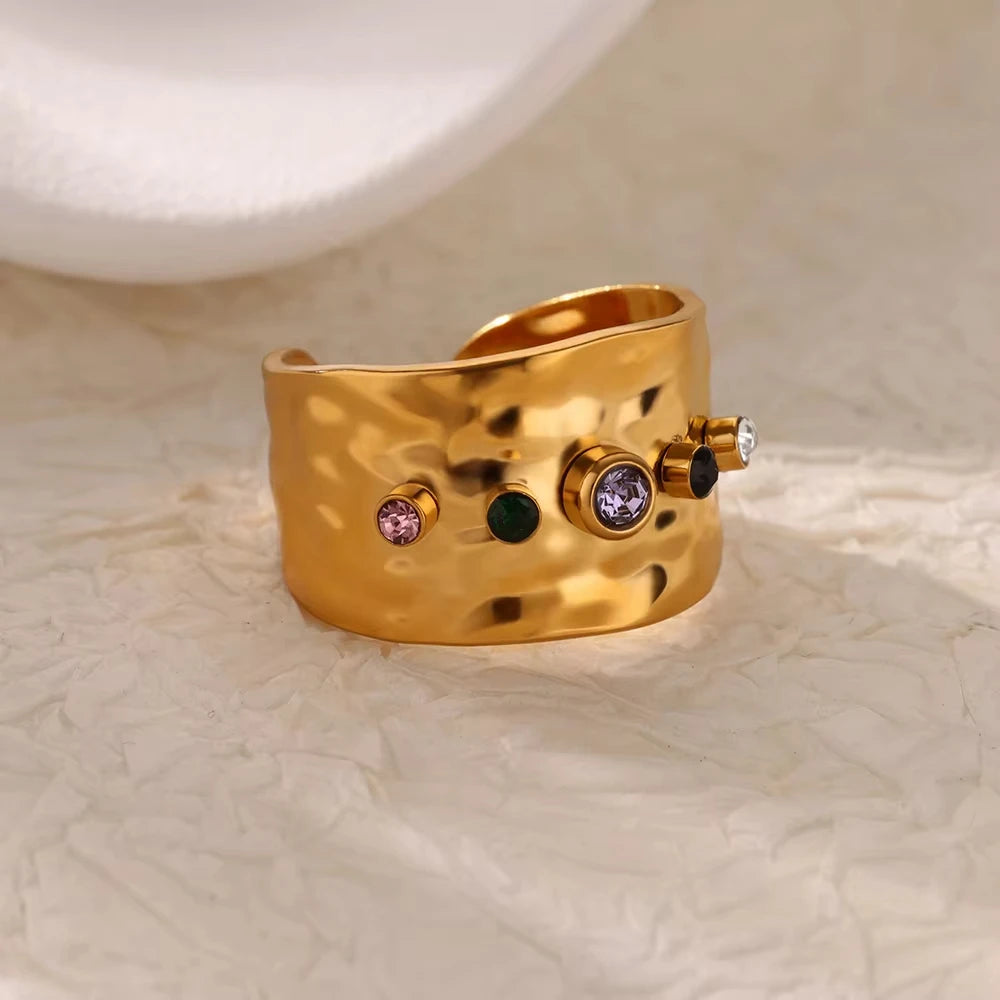 Aurora Shine Gold Ring