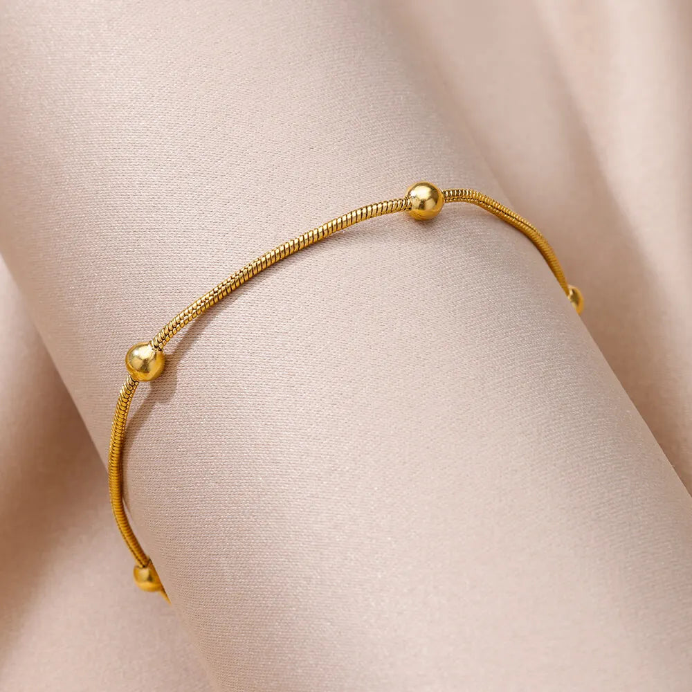 Ocean Breeze Bead Anklet