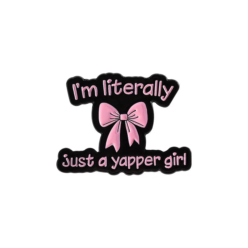 Girl Talk Enamel Pin