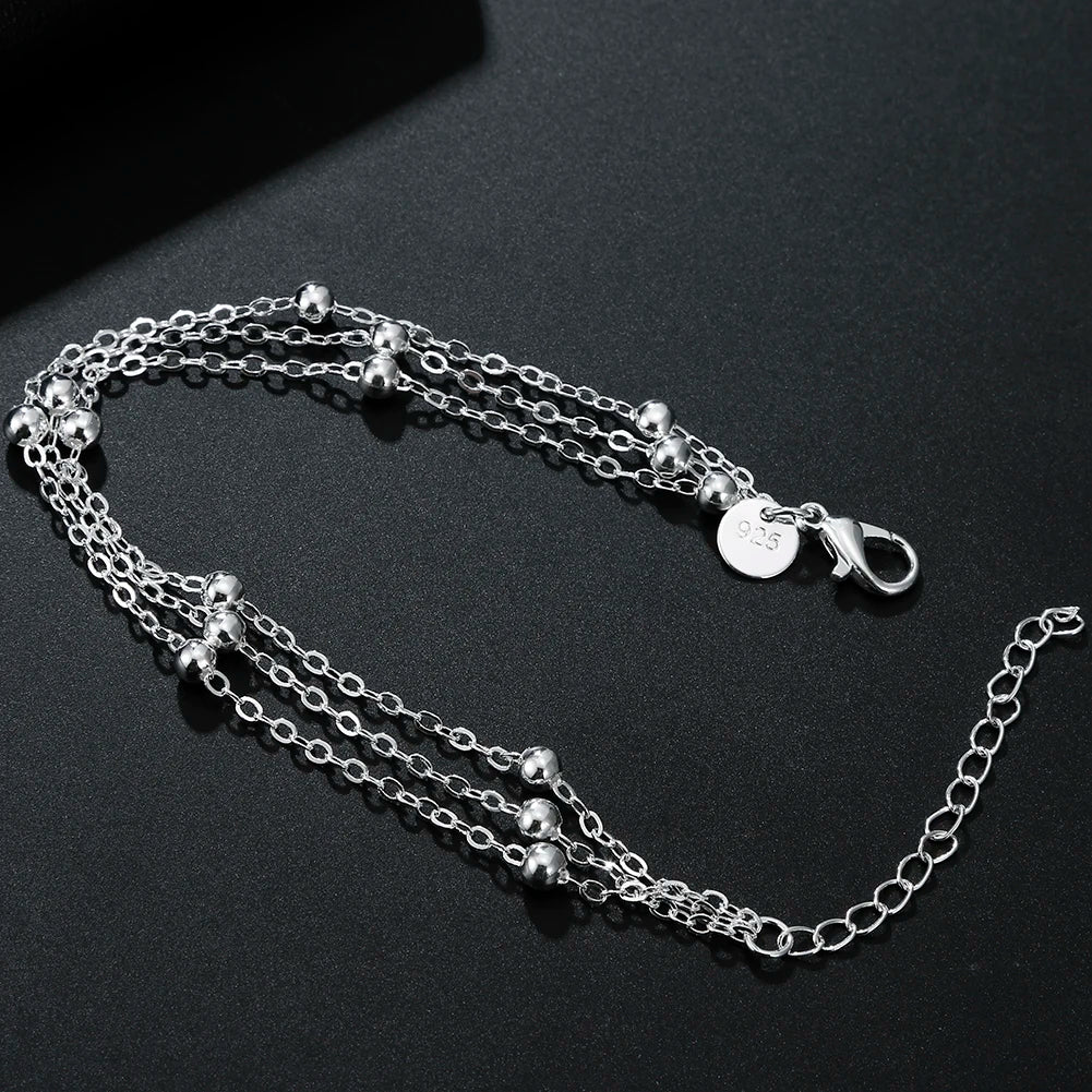 Silver Tassel Elegance Bracelet