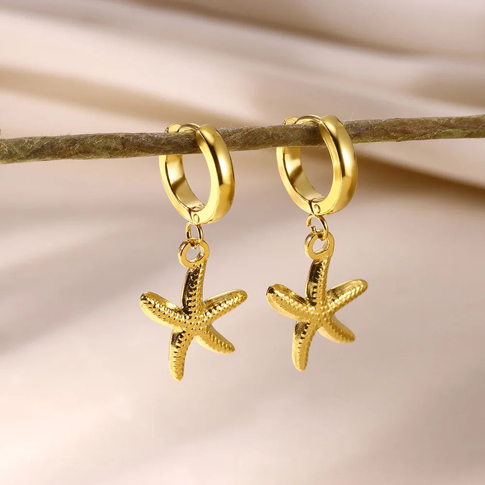 StarShell Luxe Hoops