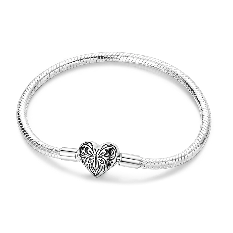 Sterling Glow Heart Bracelet
