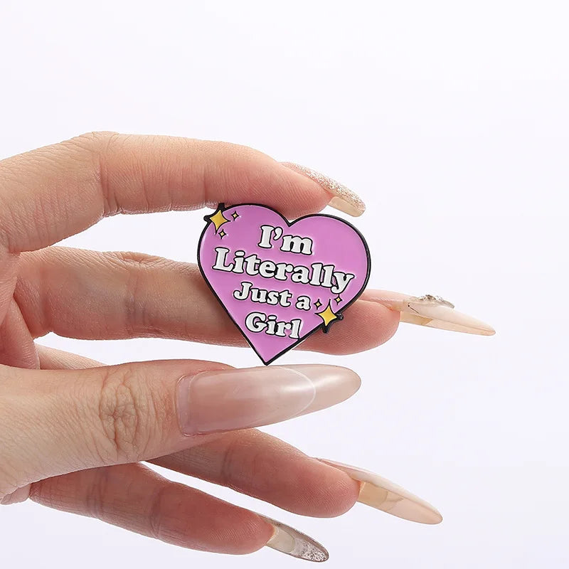 Girl Talk Enamel Pin