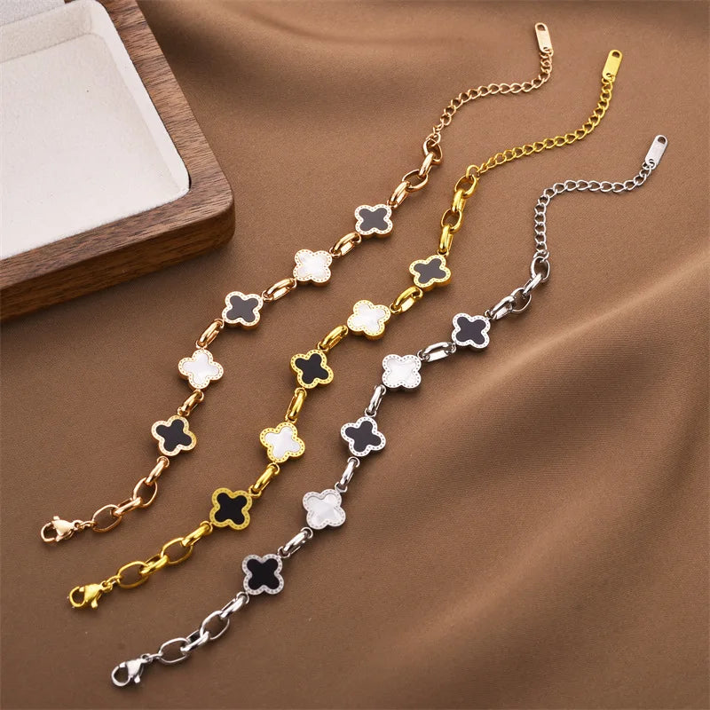 Velora Clover Shine Bracelet