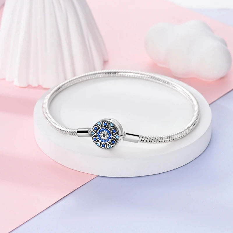 Aqua Charm Bracelet
