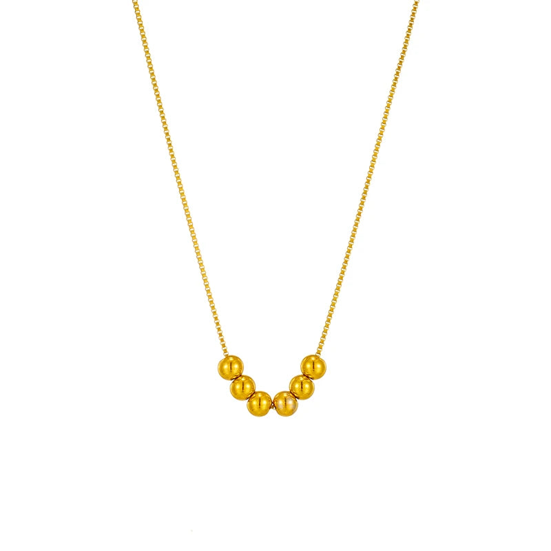 Golden Orbit Necklace