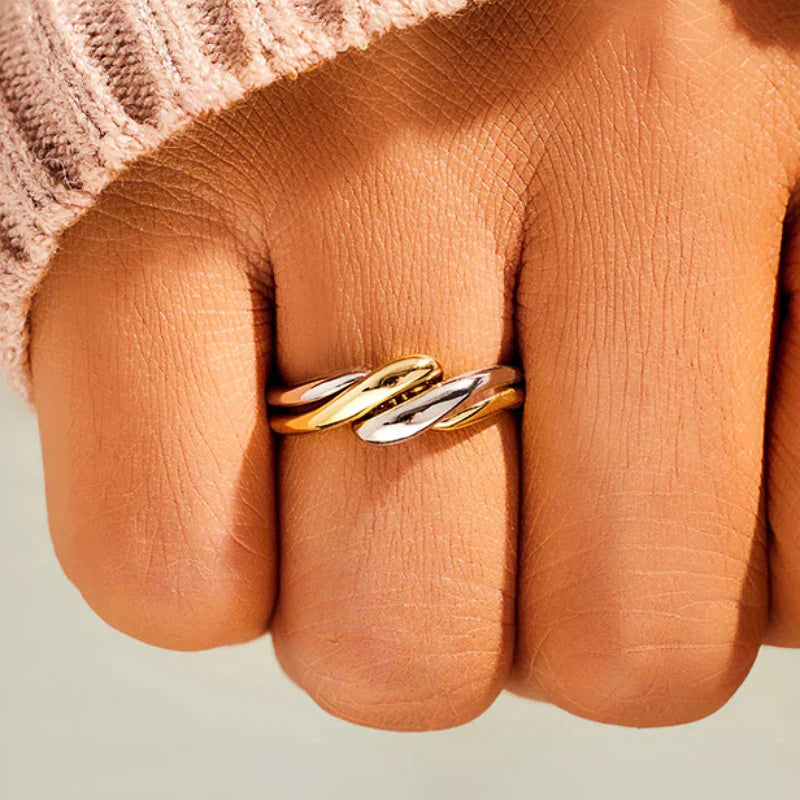 TwistGlow Two-Tone Ring