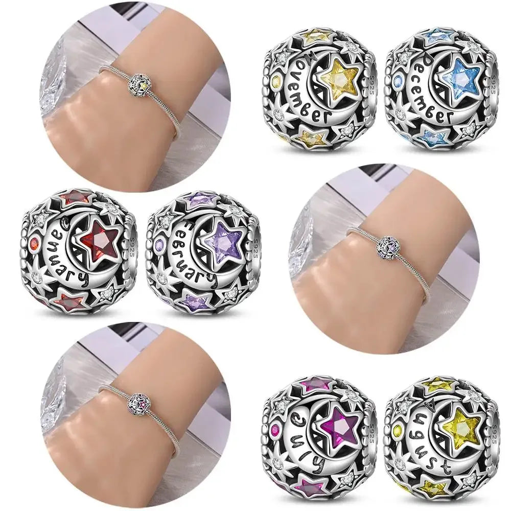 Timeless Spark 925 Birthstone Month Charm