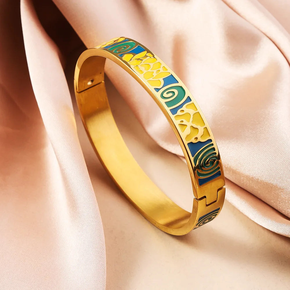 Bohemian Enamel Bangle