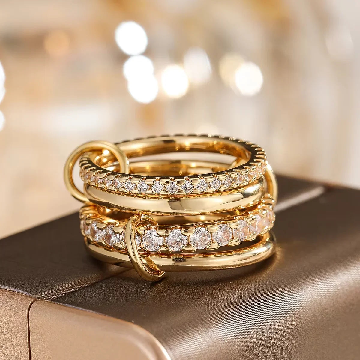 QuadGlow Layered Rings