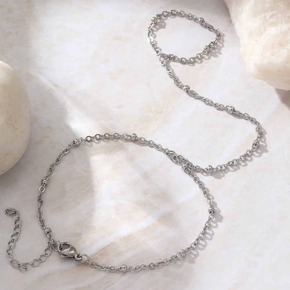 Minimalist Beaded Hand Chain