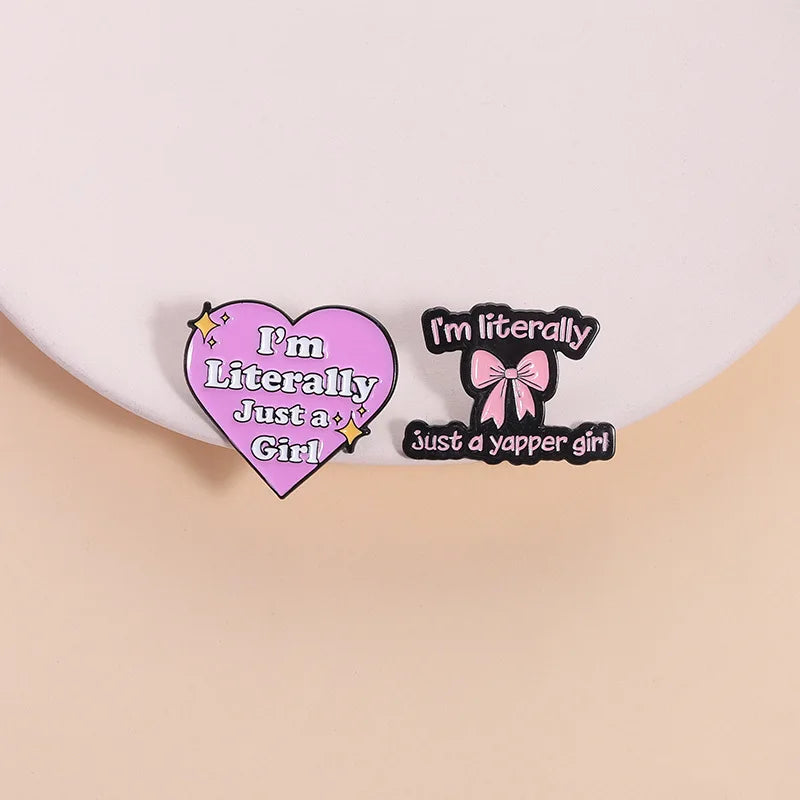 Girl Talk Enamel Pin