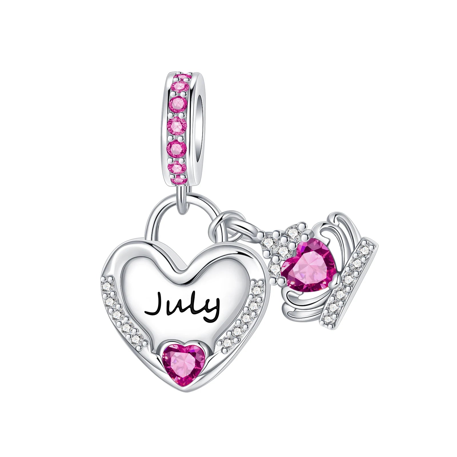 Timeless Spark 925 Birthstone Month Charm