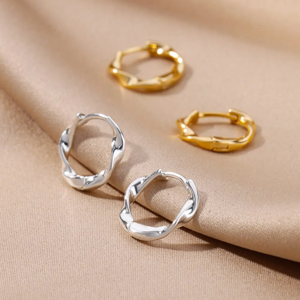 AuraRound Hoop Earrings