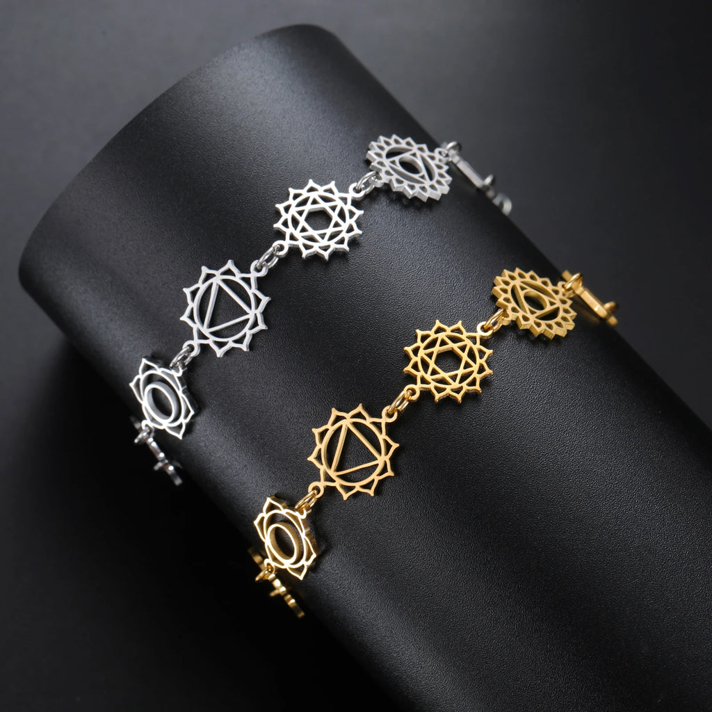 7 Chakra Charm Bracelet