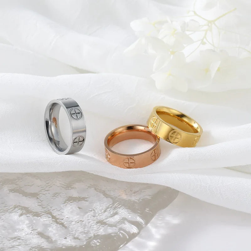EternaCross Gold Ring