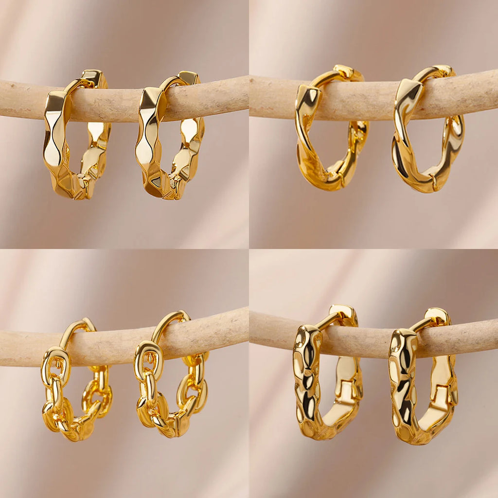 AuraRound Hoop Earrings